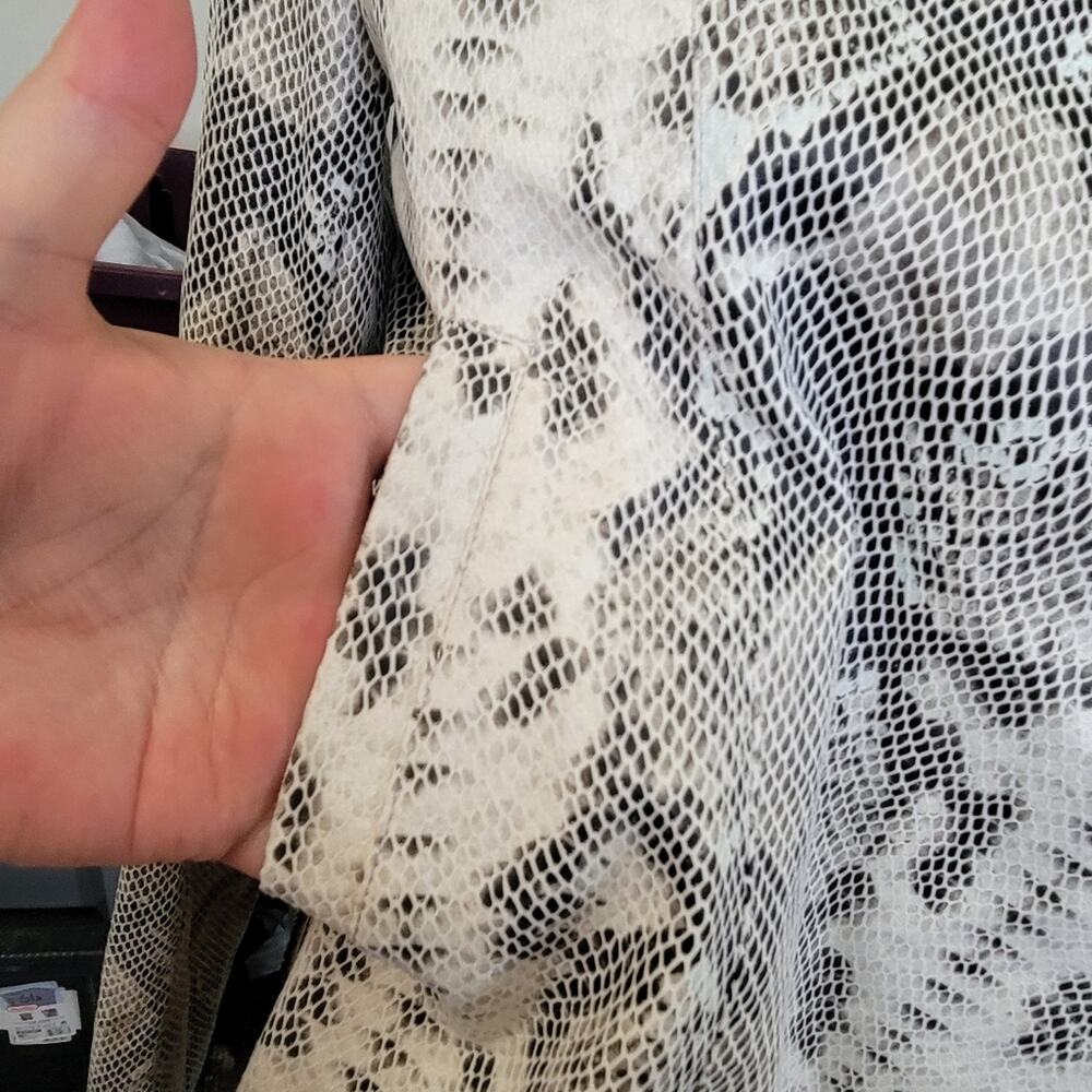 Xs Love Token Python Snake Print Draped Front Car… - image 4